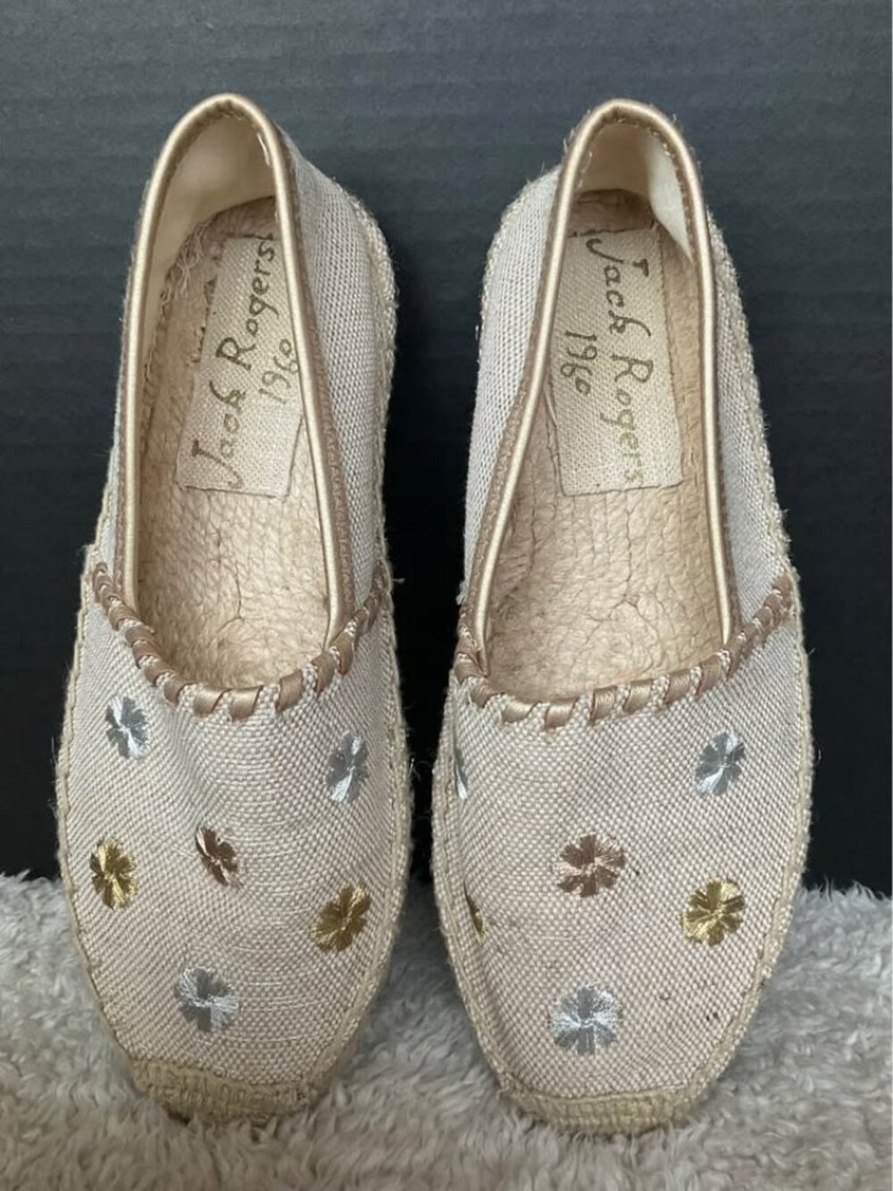 Jack Rogers 1960 Espadrilles - Rare Petite Ladies Size 3M